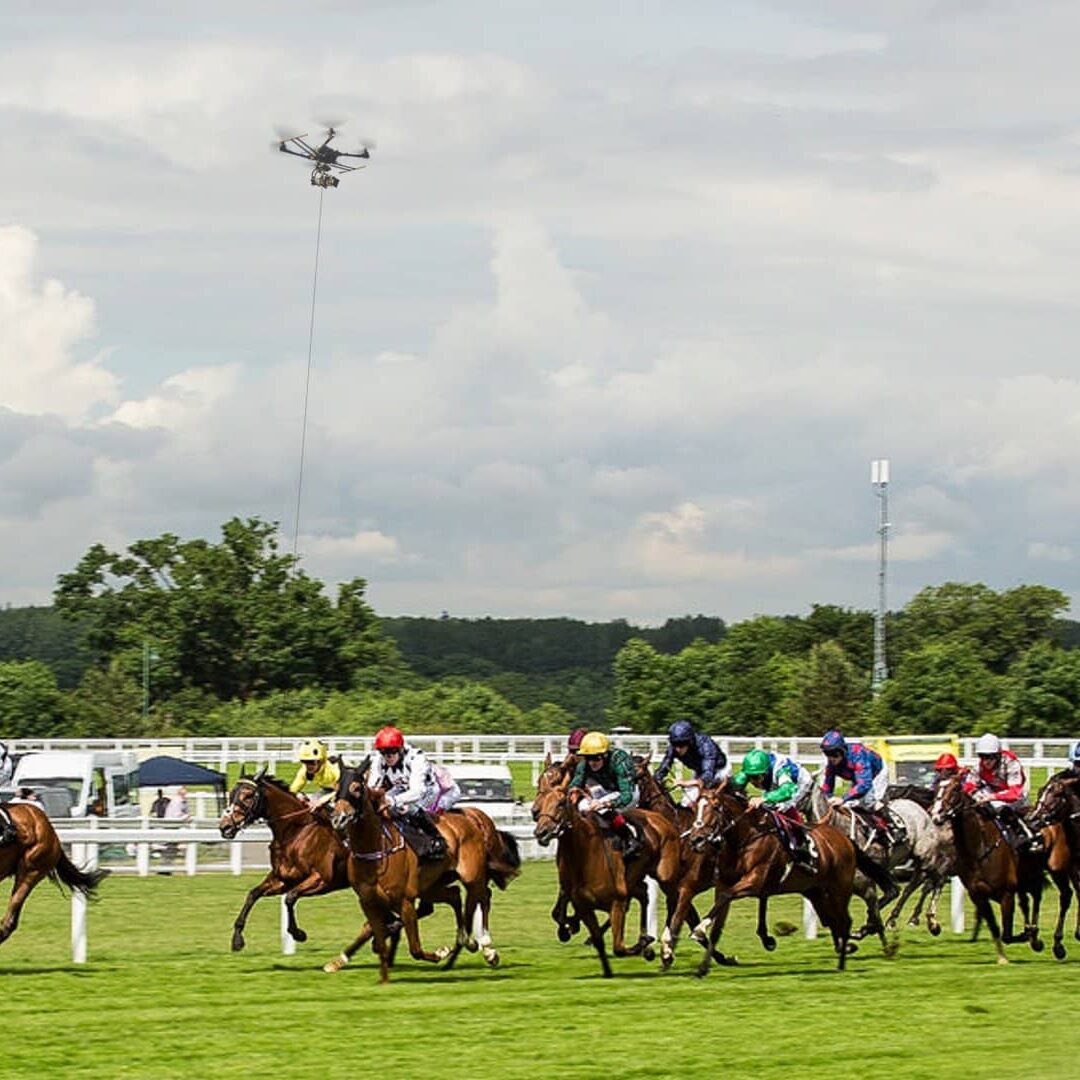 Tethered Drone for Filming Horsing Horse Racing Equestrian Events UK