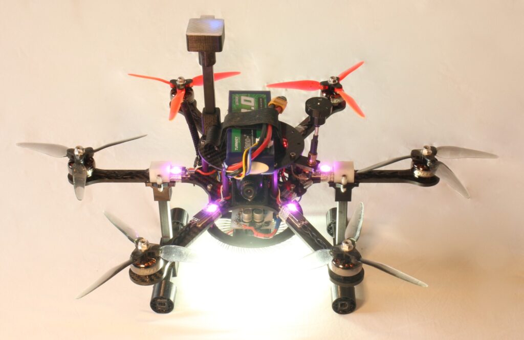 chris-lighting-drone-2 Small lighting drone with 10,000 lumens 5600K LED light.